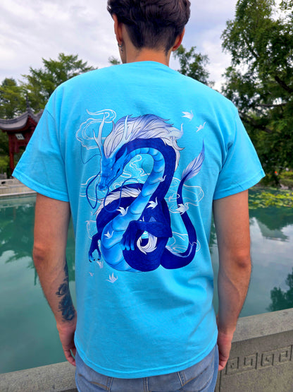 T-Shirt Blue Dragon