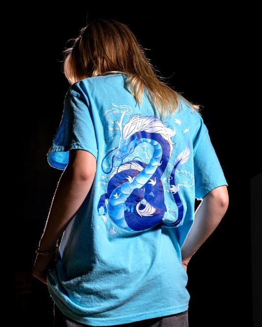 T-Shirt Blue Dragon