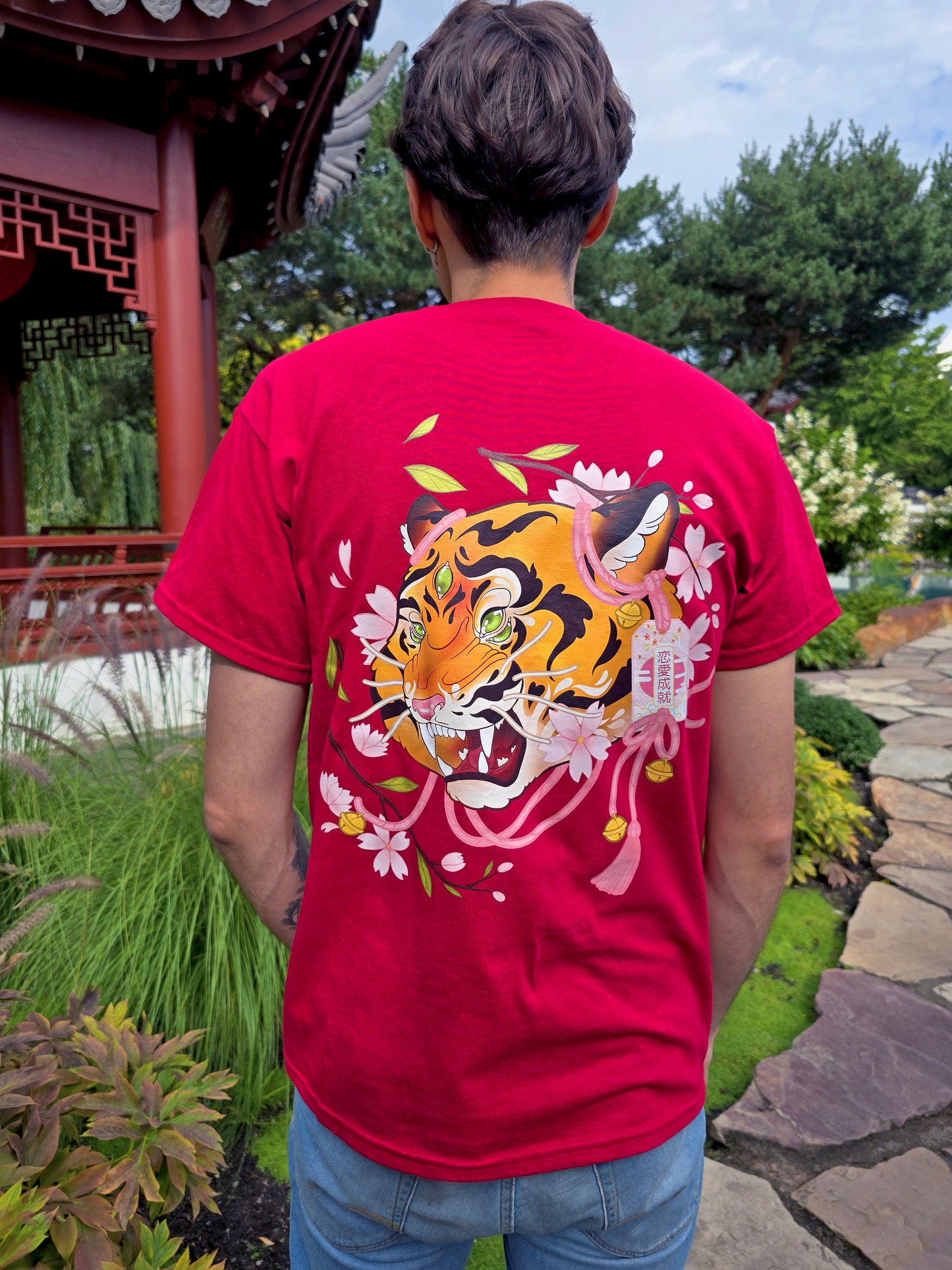 T-Shirt Red Tiger