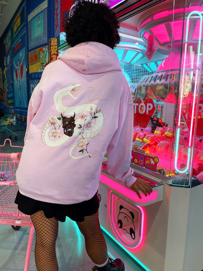 Hoodie Snake Pink Sakura