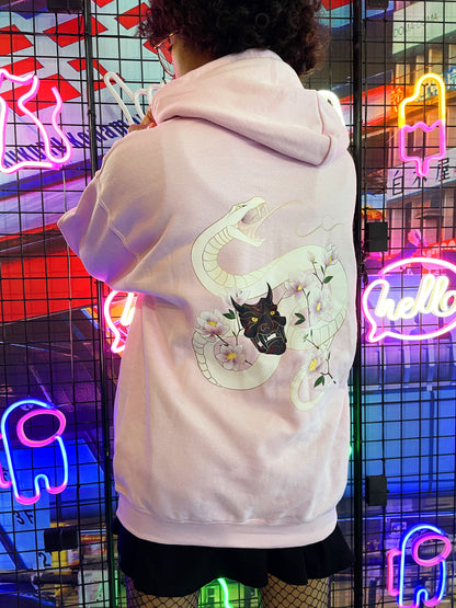 Hoodie Snake Pink Sakura