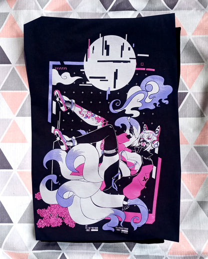 T-Shirt Kitsune Cyber Punk